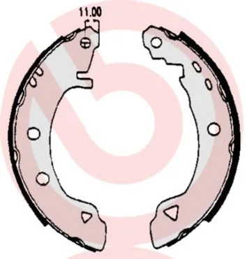 Brake Shoe Set BREMBO S 23 508