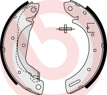 Brake Shoe Set BREMBO S 23 577
