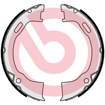 Brake Shoe Set, parking brake BREMBO S 24 549