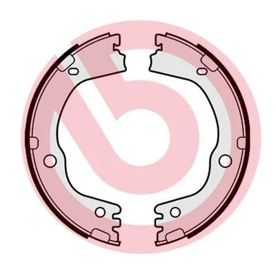 Brake Shoe Set, parking brake BREMBO S 30 543