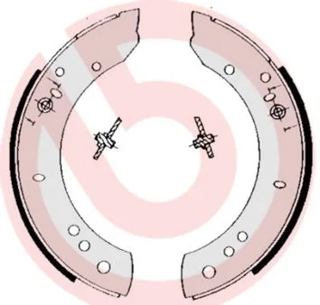 Brake Shoe Set BREMBO S 44 502