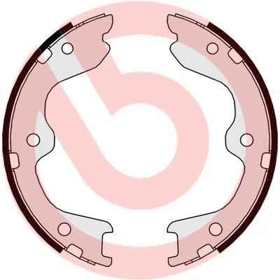 Sada brzdových čeľustí, parkovacia brzda BREMBO S 56 544