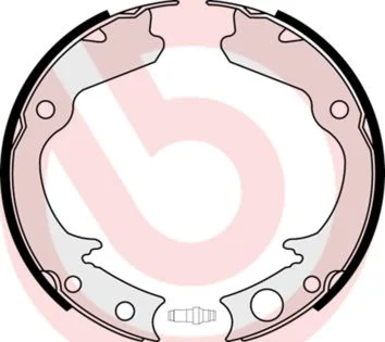 Sada brzdových čeľustí, parkovacia brzda BREMBO S 78 508