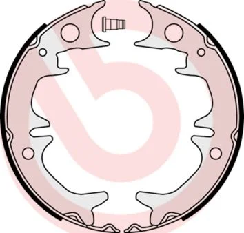 Sada brzdových čeľustí, parkovacia brzda BREMBO S 83 543