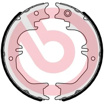 Sada brzdových čeľustí, parkovacia brzda BREMBO S 83 563