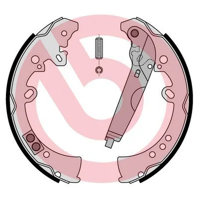 Brake Shoe Set BREMBO S 83 570