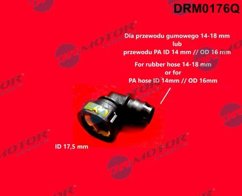 Hadicová spojka, hadica na palivo Dr.Motor Automotive DRM0176Q