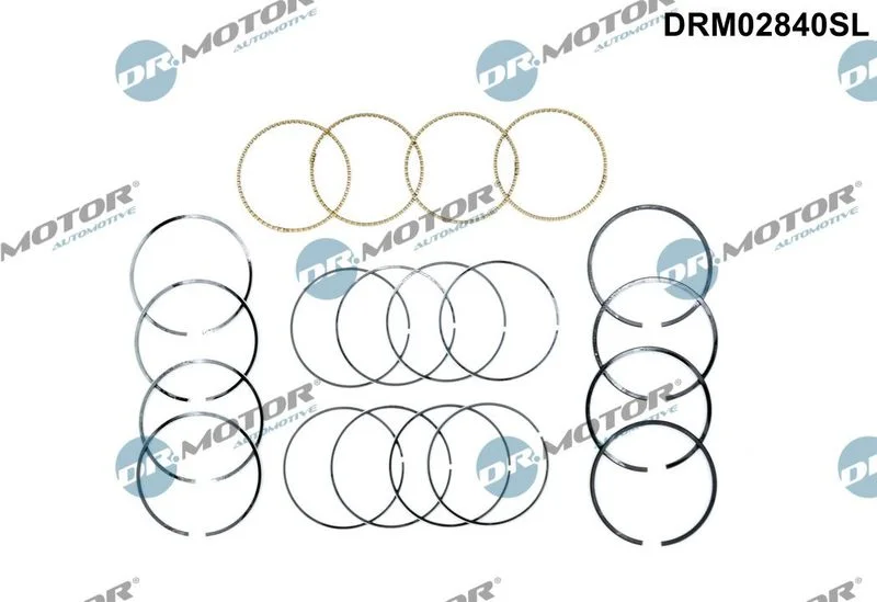 Piston Ring Set Dr.Motor Automotive DRM02840SL