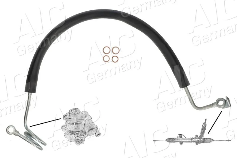 Hydraulic Hose, steering AIC 54997