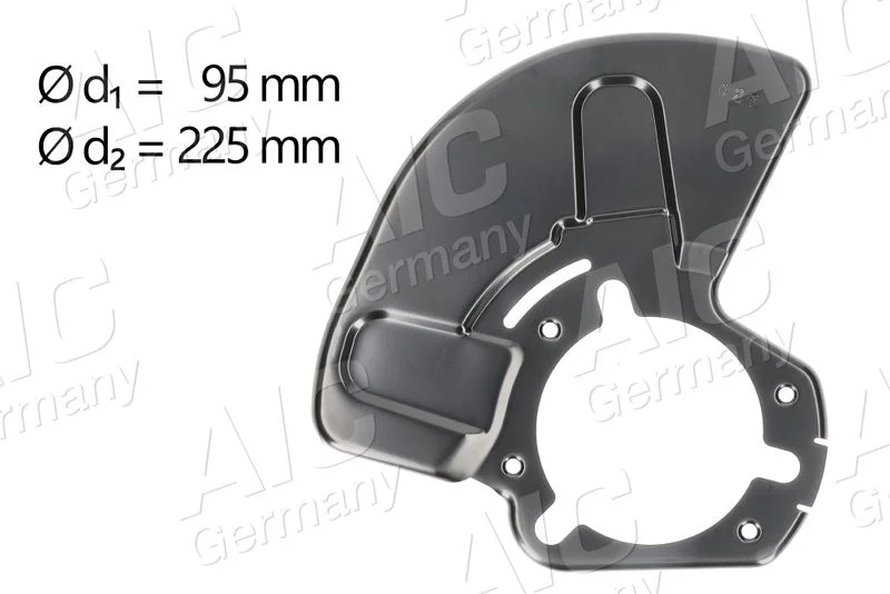 Ochranný plech proti rozstreku, brzdový kotúč AIC 55972