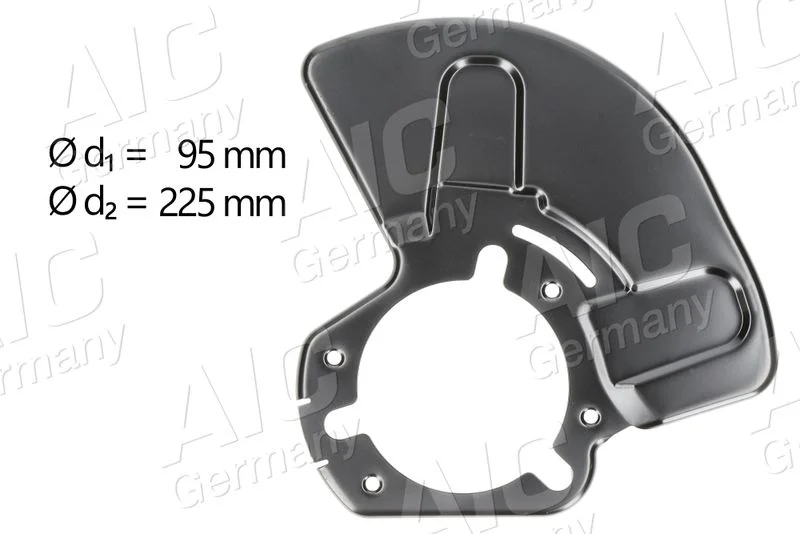 Ochranný plech proti rozstreku, brzdový kotúč AIC 55973