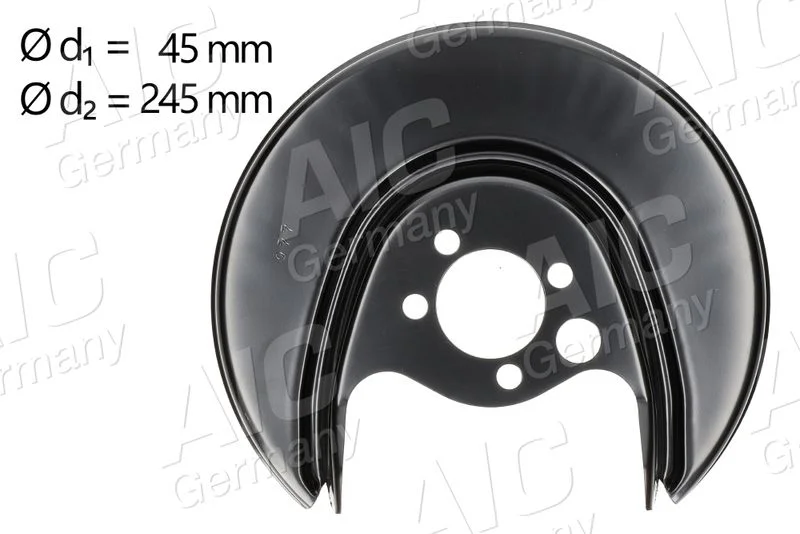 Ochranný plech proti rozstreku, brzdový kotúč AIC 56160