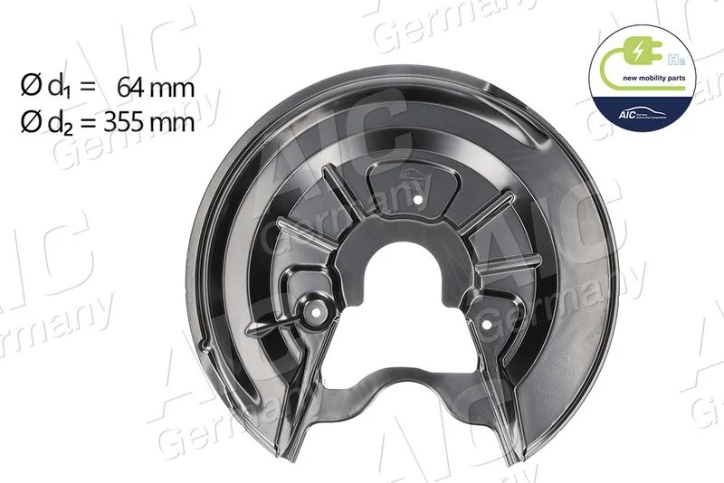 Ochranný plech proti rozstreku, brzdový kotúč AIC 56167