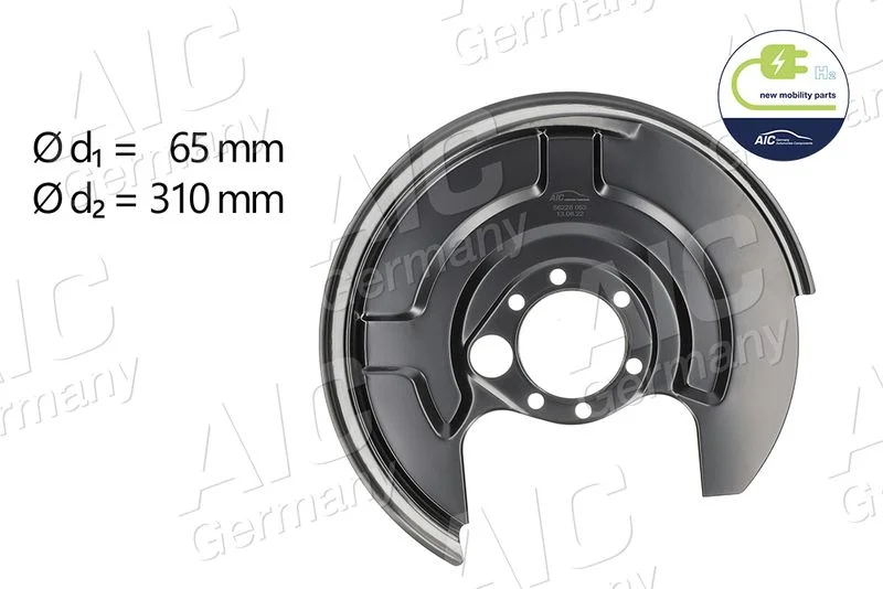 Ochranný plech proti rozstreku, brzdový kotúč AIC 56228