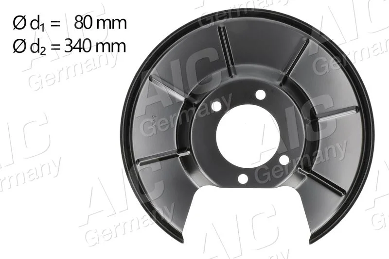 Ochranný plech proti rozstreku, brzdový kotúč AIC 56326