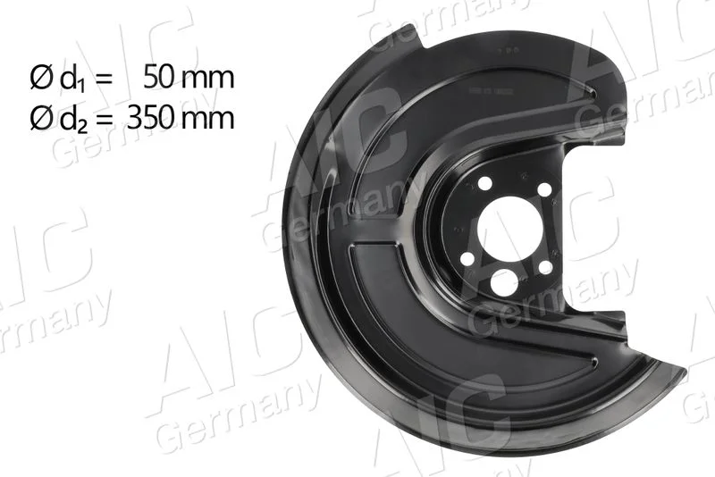 Ochranný plech proti rozstreku, brzdový kotúč AIC 56580