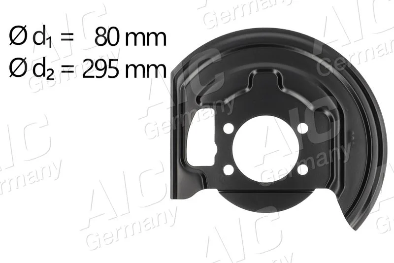 Ochranný plech proti rozstreku, brzdový kotúč AIC 58191