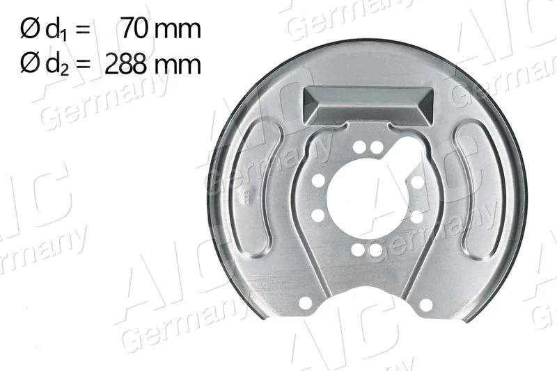 Ochranný plech proti rozstreku, brzdový kotúč AIC 58830