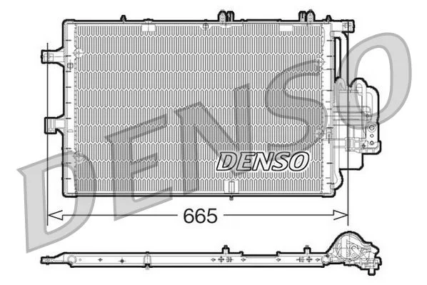 Condenser, air conditioning DENSO DCN20017