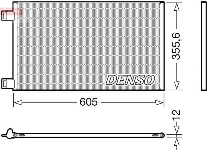 Condenser, air conditioning DENSO DCN23041