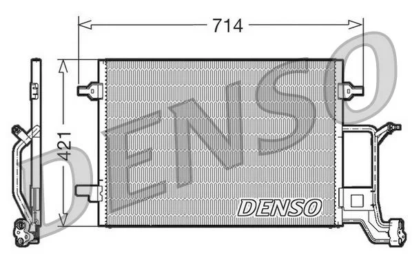 Condenser, air conditioning DENSO DCN32019