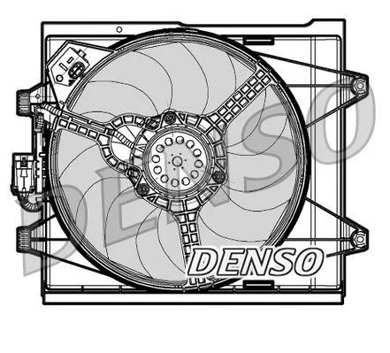 Ventilátor, chladenie motora DENSO DER09048