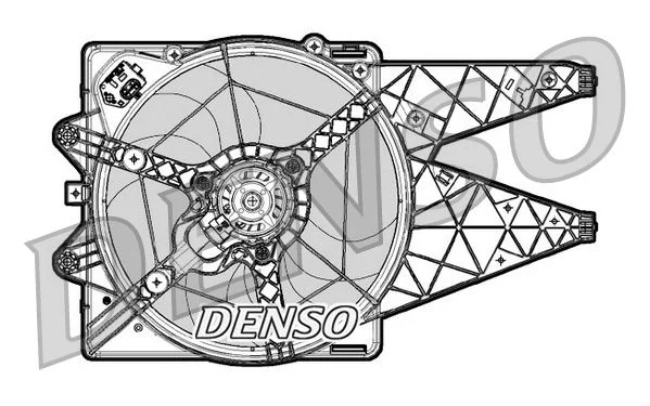 Ventilátor, chladenie motora DENSO DER09065