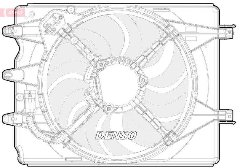 Fan, engine cooling DENSO DER09068