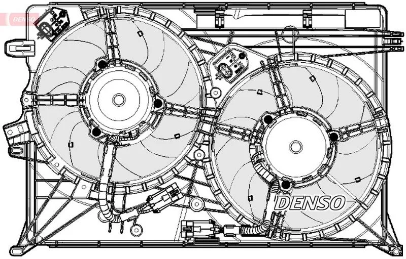 Fan, engine cooling DENSO DER09075