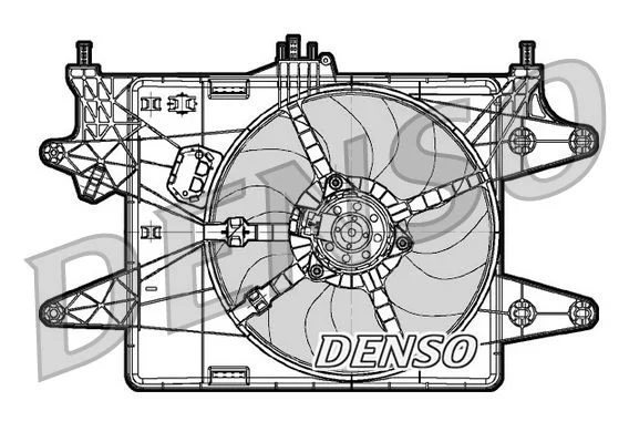Ventilátor, chladenie motora DENSO DER09081