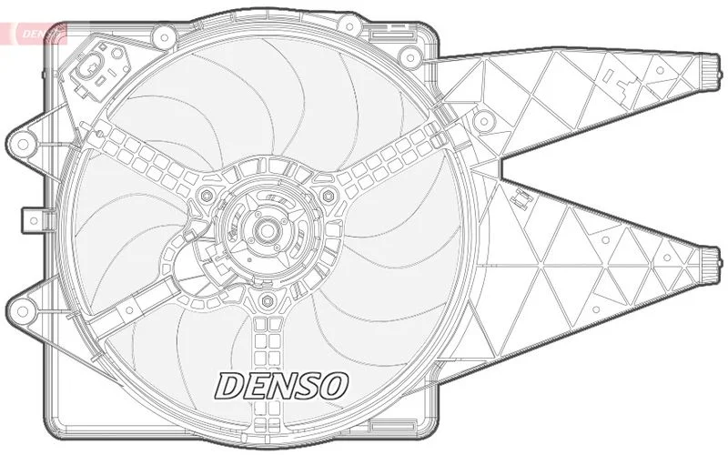 Ventilátor, chladenie motora DENSO DER09092