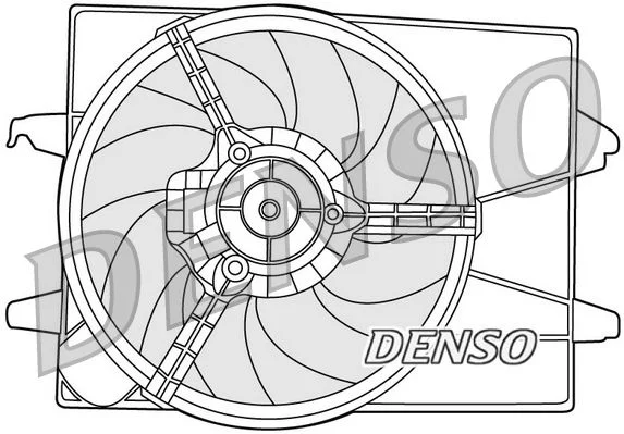 Ventilátor, chladenie motora DENSO DER10003