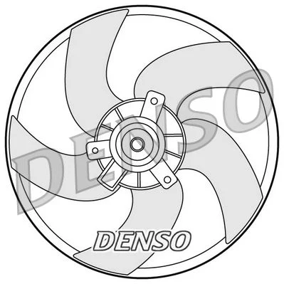 Ventilátor, chladenie motora DENSO DER21011