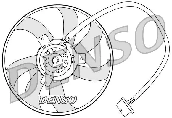 Fan, engine cooling DENSO DER32003