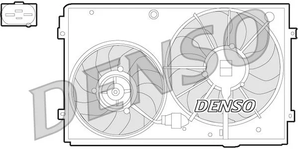 Fan, engine cooling DENSO DER32011