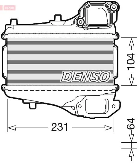 Charge Air Cooler DENSO DIT40001