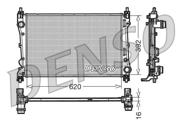 Chladič, chladenie motora DENSO DRM09113