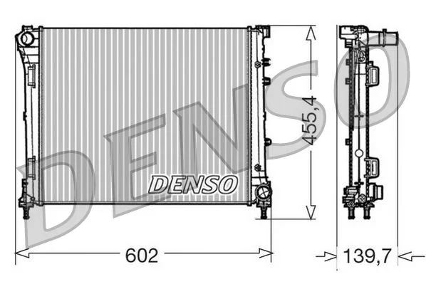 Chladič, chladenie motora DENSO DRM09162