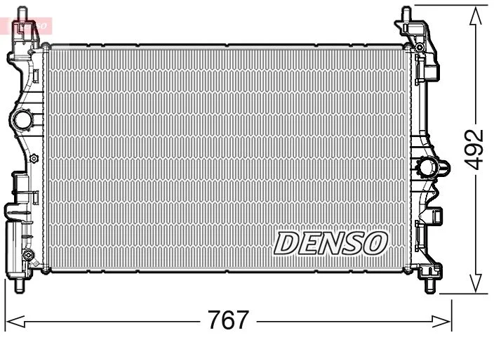 Chladič, chladenie motora DENSO DRM20019