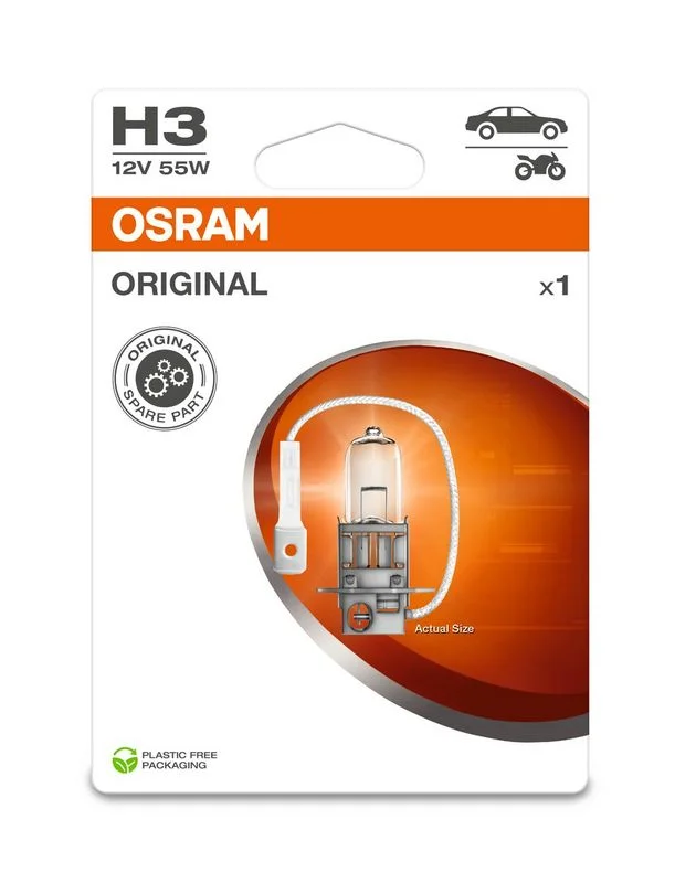 Bulb, high beam headlight ams-OSRAM 64151-1BL