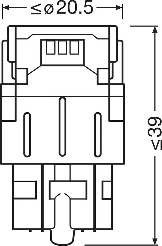 Lemputė ams-OSRAM 7515DRP-2BL