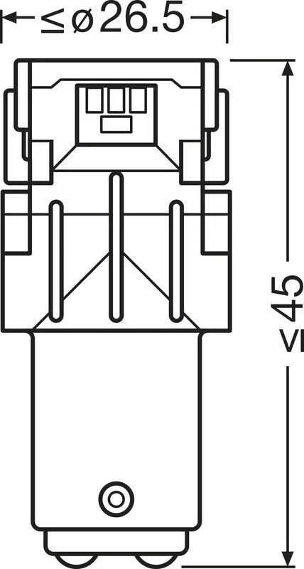 Lemputė ams-OSRAM 7528DWP-2BL