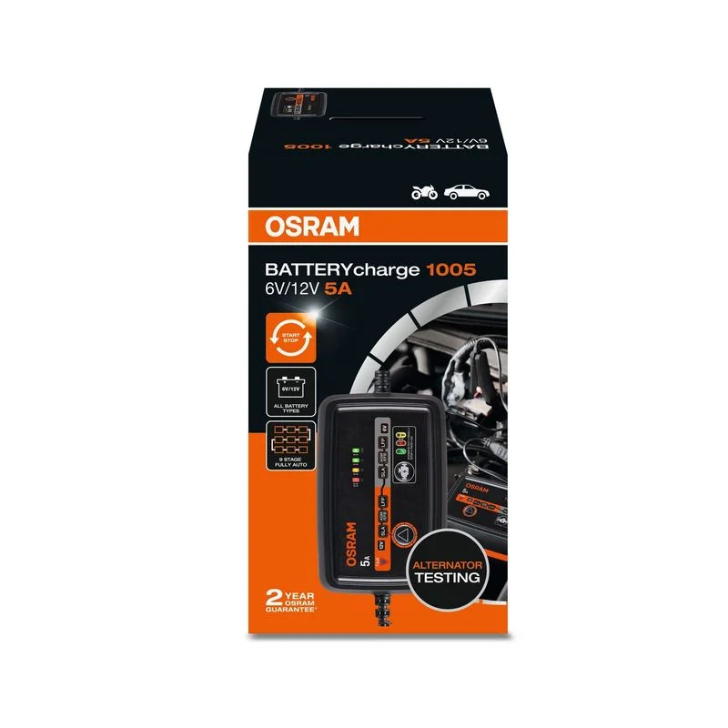 Įkroviklis, transporto priemonės akumuliatorius OSRAM OEBCS1005