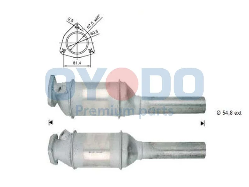 Katalizatoriaus keitiklis Oyodo 10N0064-OYO