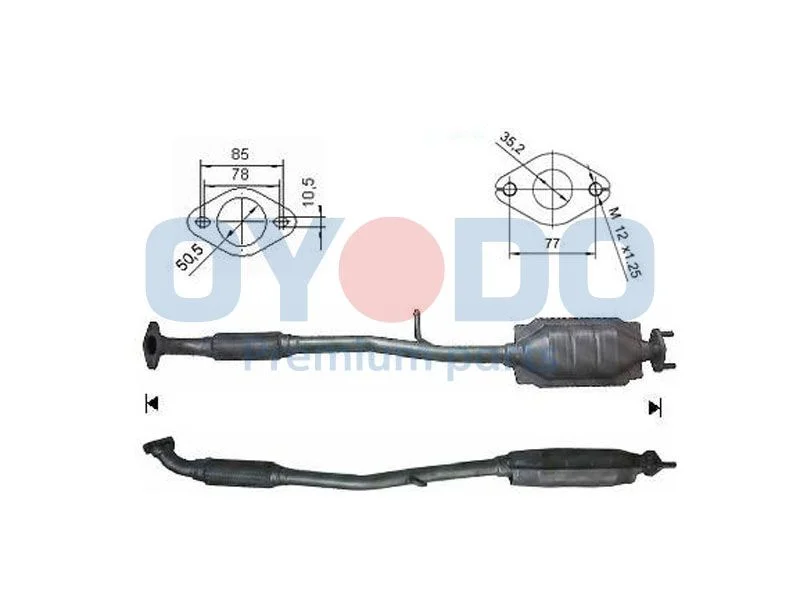 Katalizatoriaus keitiklis Oyodo 10N0154-OYO