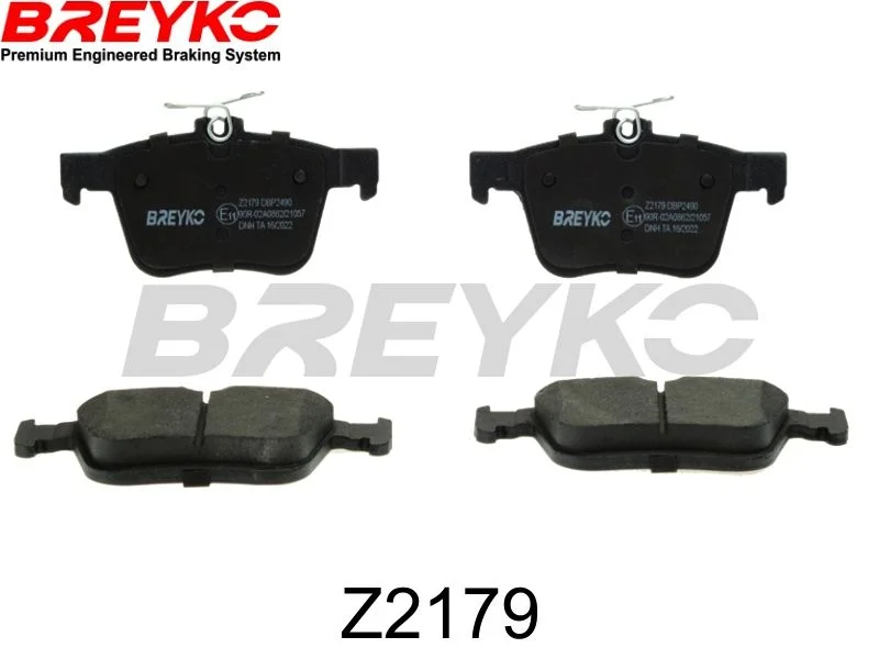 Stabdžių trinkelių rinkinys, diskinis stabdys VASCO BREYKO Z2179