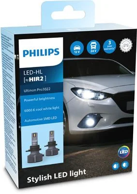 Bulb, high beam headlight PHILIPS 11012U3022X2