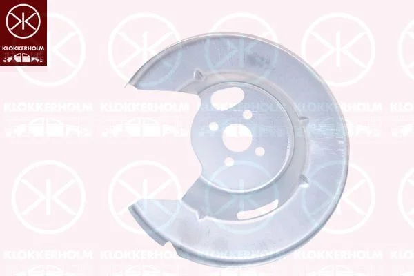 Splash Guard, brake disc KLOKKERHOLM 6037878