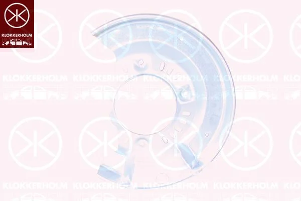 Apsauginis skydas, stabdžių diskas KLOKKERHOLM 8109378