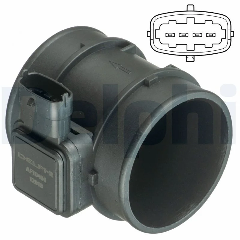 Senzor hmotnostného prietoku vzduchu DELPHI AF10404-12B1